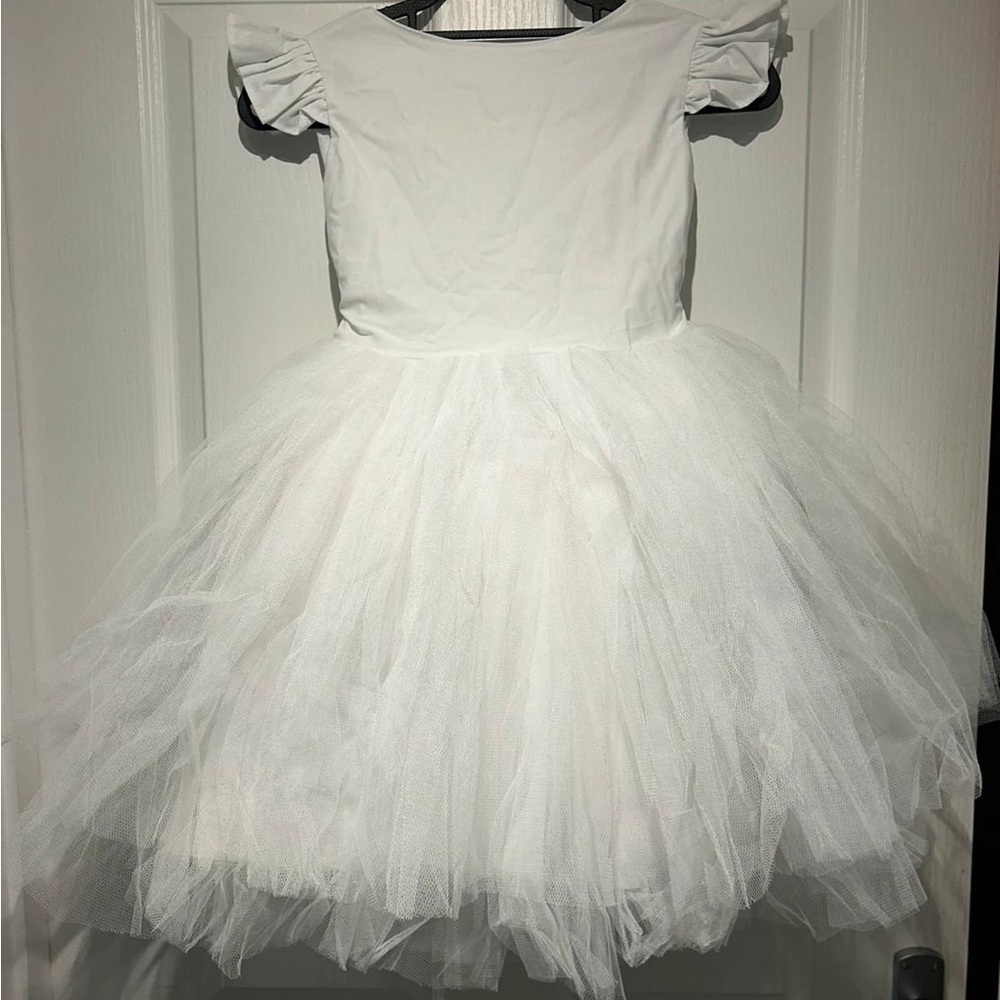 Elegant White Tulle Dress